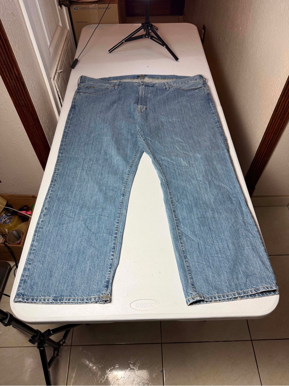 Polo Ralph Lauren Men Hampton Relaxed Straight Jeans 48x30 Blue
Pocket Denim NEW